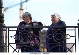 old women on bridge